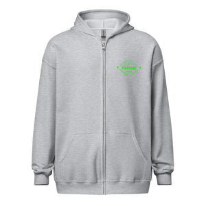 Neon Green Unisex heavy blend zip hoodie