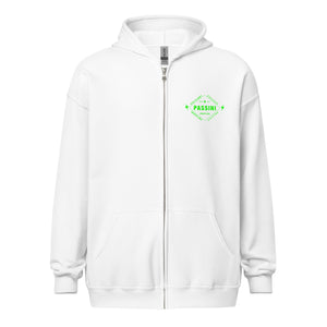 Neon Green Unisex heavy blend zip hoodie