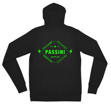 Neon Green Lightweight Unisex zip hoodie