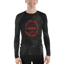 Men's Black Fractal Rash Guard