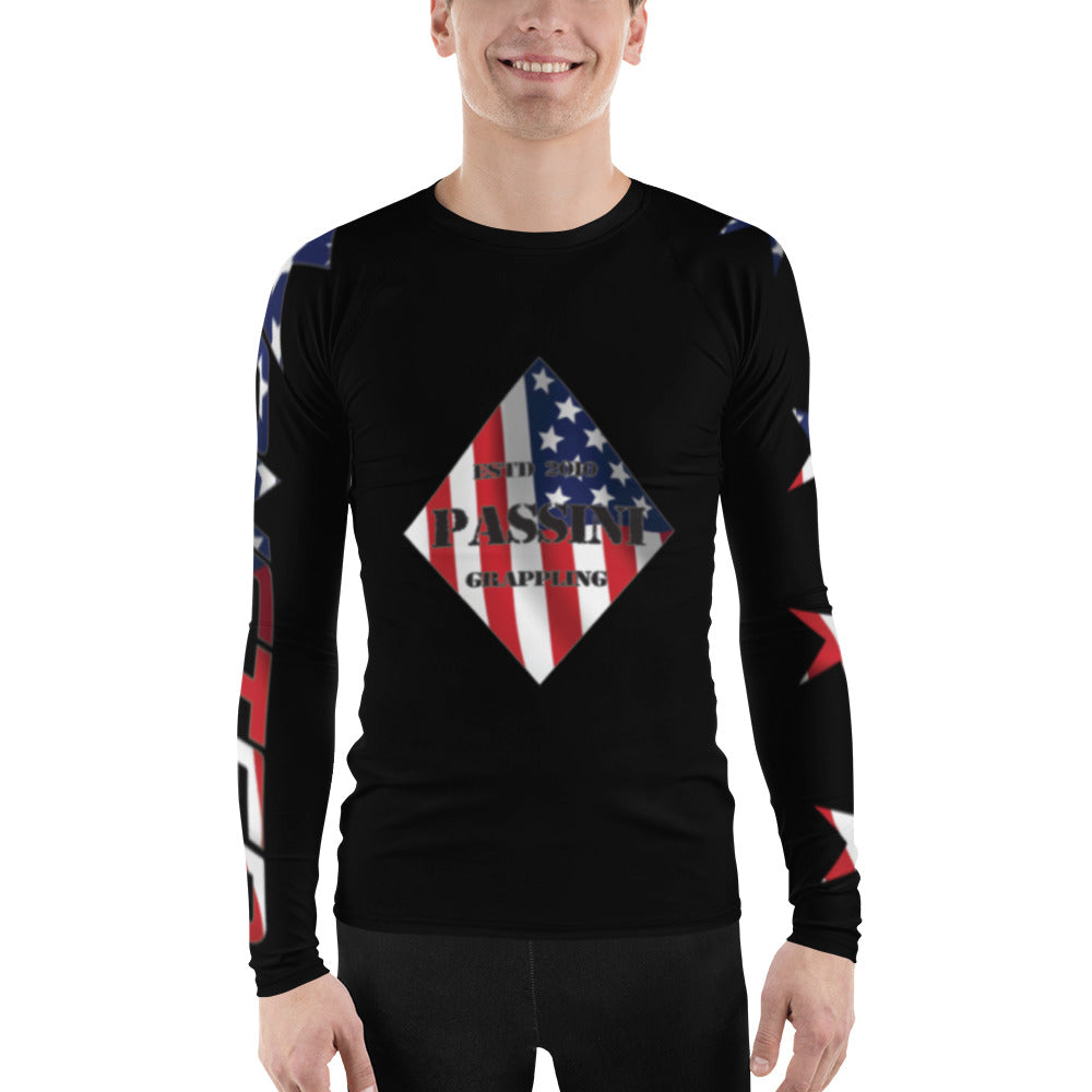 Passini Grappling Stars and Stripes Men's Rash Guard