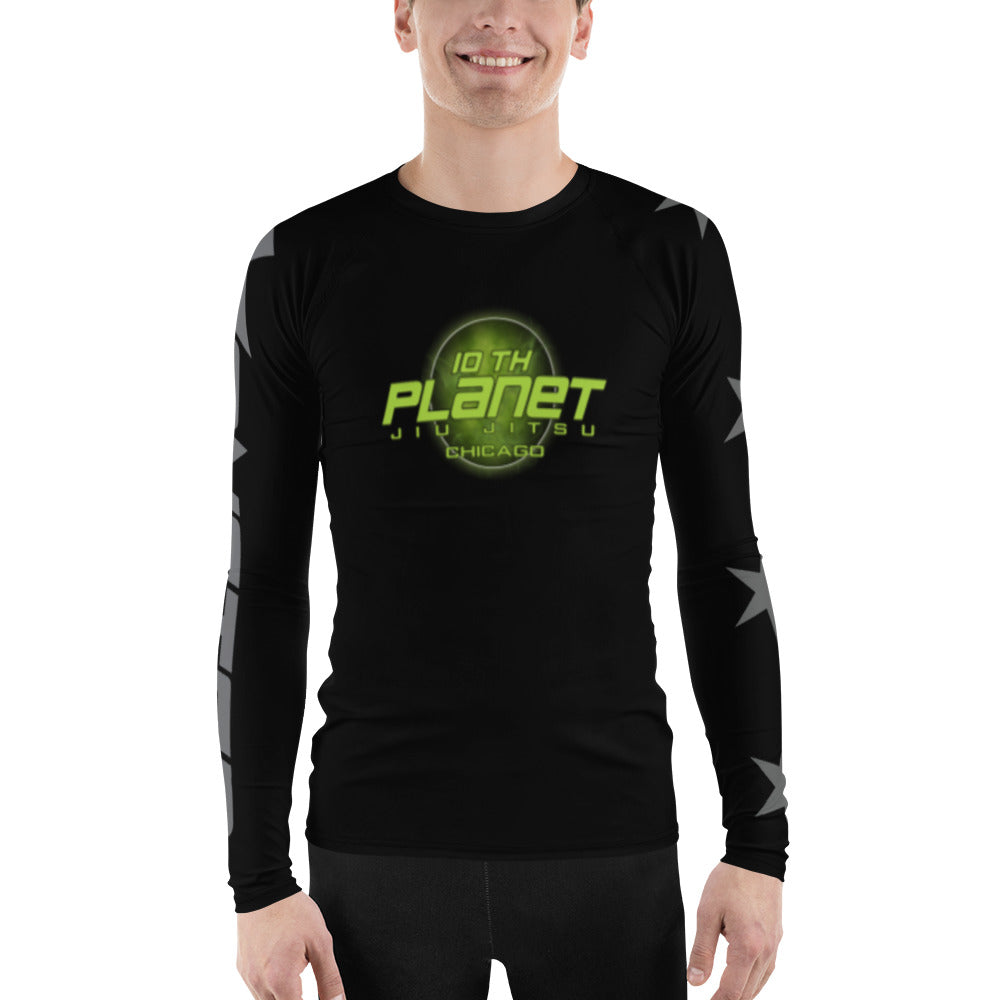 10P Chicago Green/Grey Monster Men's Rash Guard