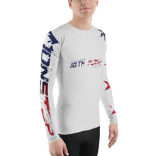 10P Chicago Ultra Gray Stars and Stripes Men's Rash Guard