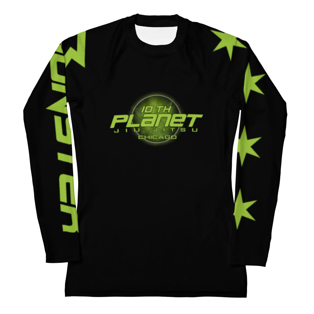 Chicago Monster Green Women's Rash Guard