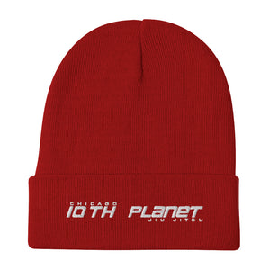 10P Chicago Embroidered Beanie