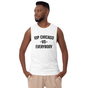 10P Chicago Vs. Everybody Men’s drop arm tank top