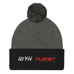 10P Chicago Team Pom-Pom Beanie