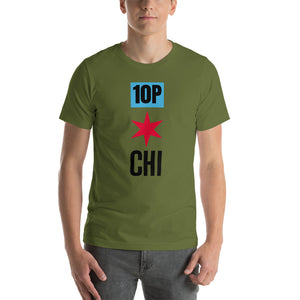 10P CHI Vertical Short-Sleeve Unisex T-Shirt